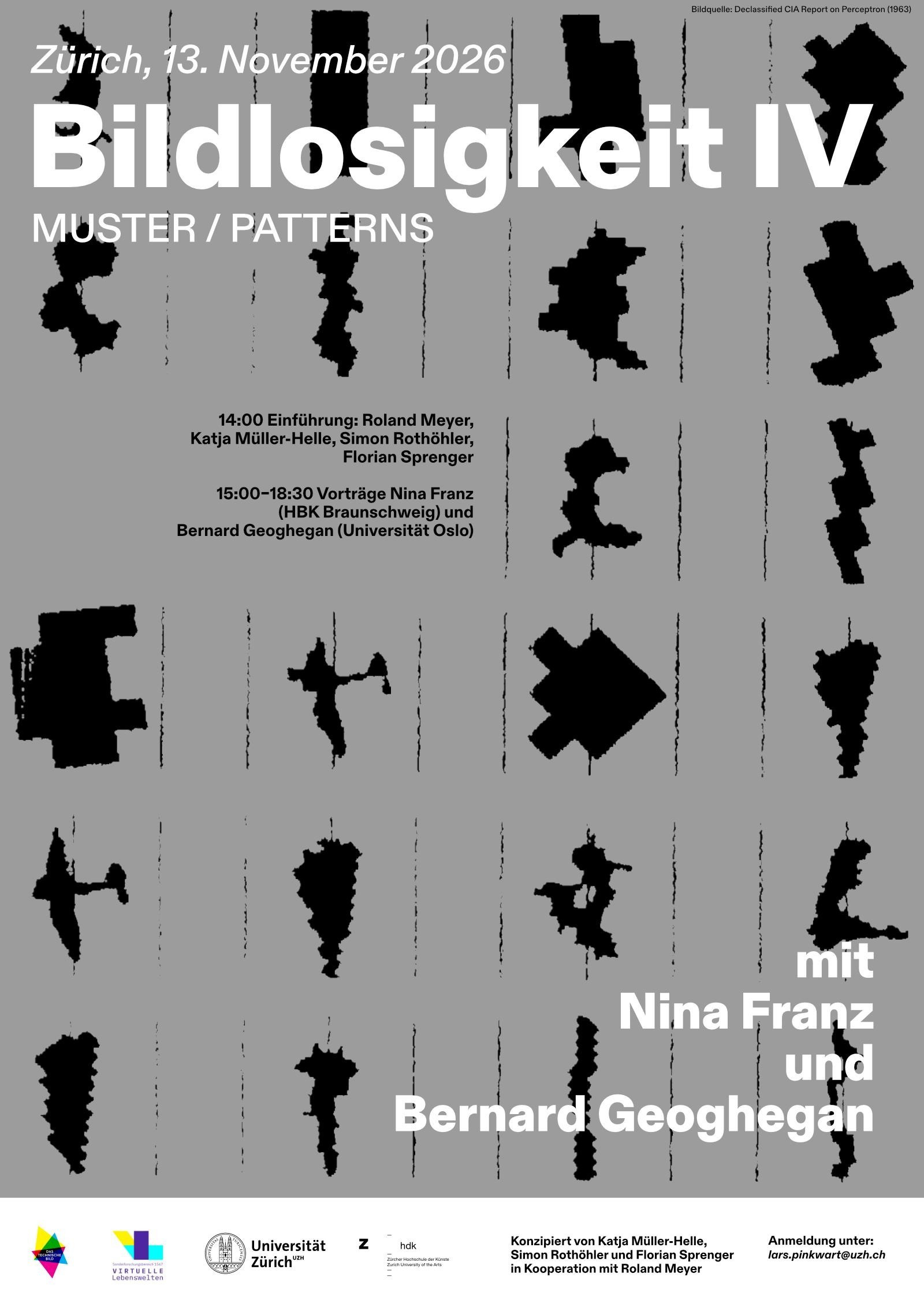 Workshop: Bildlosigkeit IV: Muster / Patterns