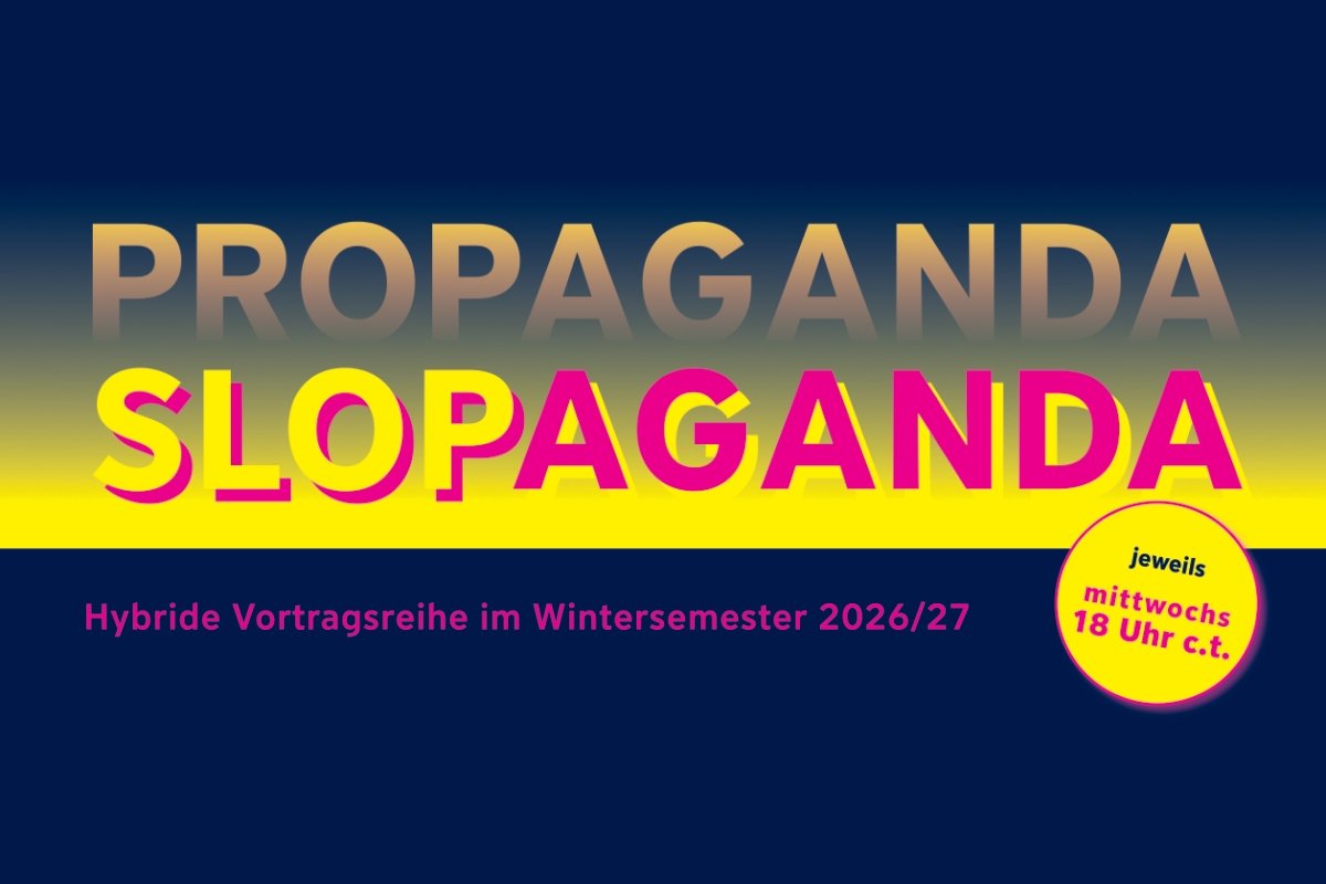 Roland Meyer: «Slop und Slopaganda» — Vortrag an der FAU Erlangen-Nürnberg